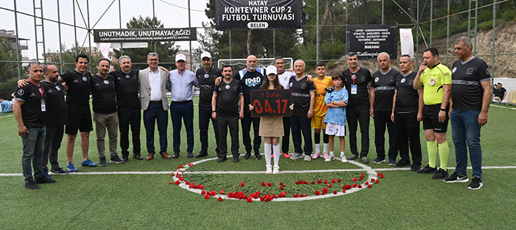 “Hatay Konteyner Cup2 Futbol Turnuvası” Belen’de başladı