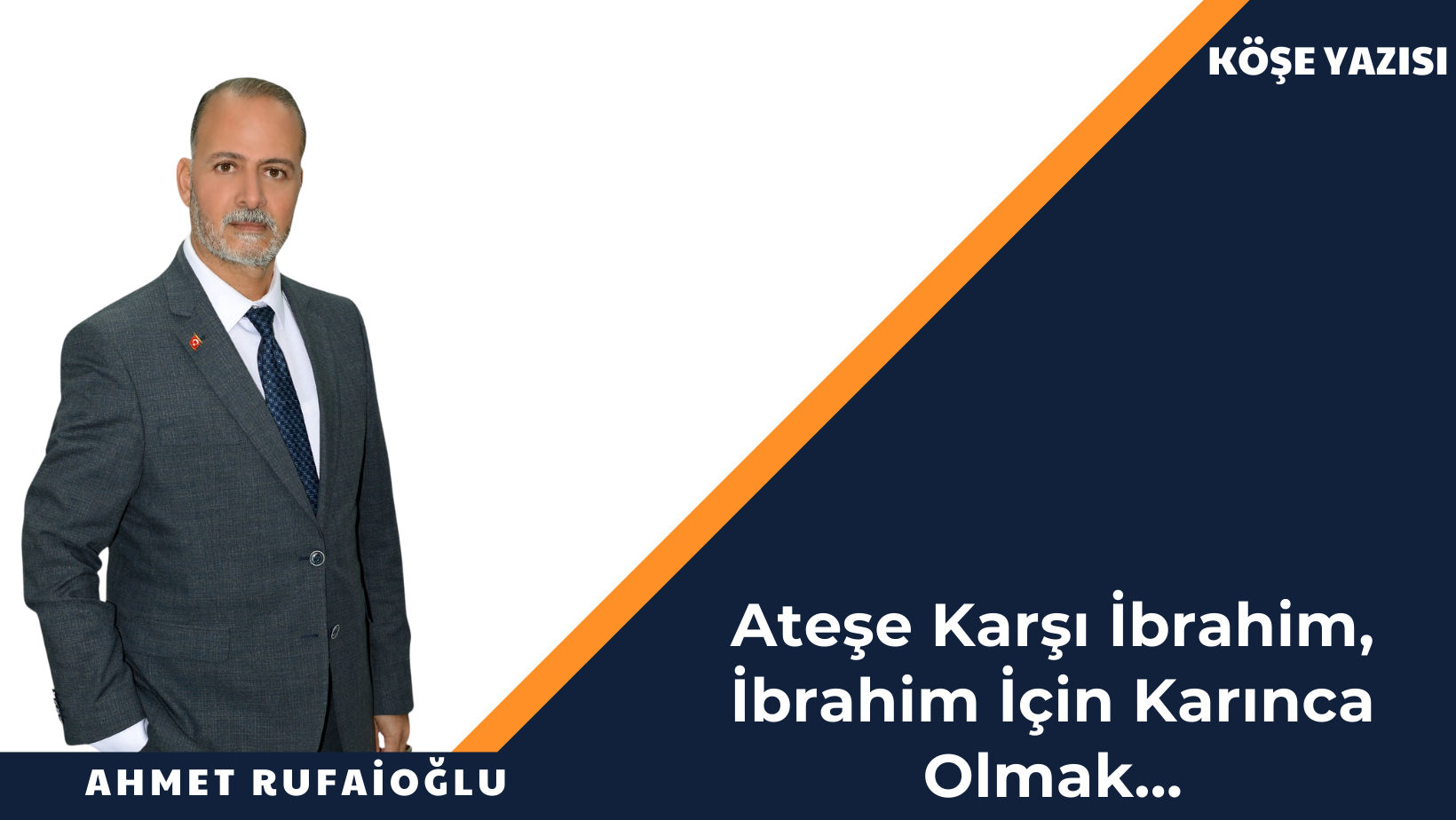 Ateşe Karşı İbrahim, İbrahim İçin Karınca Olmak...