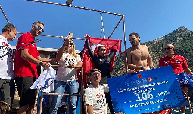 Milli Sporcu Şahika Ercümen Hatay’da Dünya Rekoru Kırdı